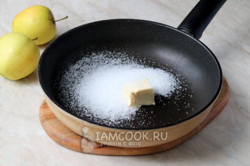 Как карамелизировать яблоки на сковороде для пирога. Шарлотка с карамелизированными яблоками 01 Как карамелизировать яблоки на сковороде для пирога. Шарлотка с карамелизированными яблоками 01