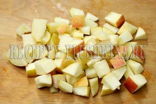 Начинка для пирожков из яблок с крахмалом. Начинка для пирожков из яблок