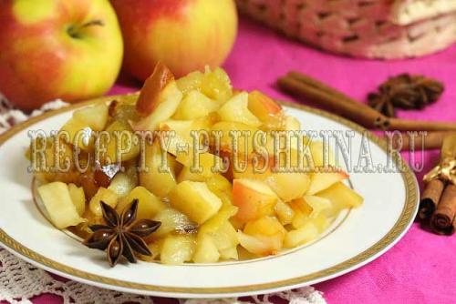 Начинка для пирожков из яблок с крахмалом. Начинка для пирожков из яблок