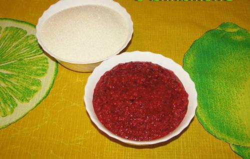 Как хранить клюкву, протертую с сахаром. Клюква с сахаром на зиму без варки — 5 пошаговых рецептов