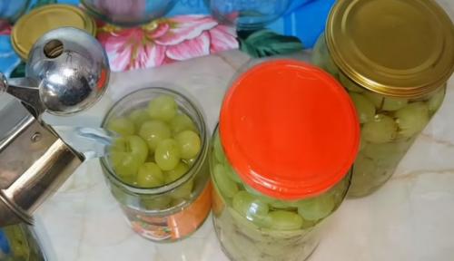 Виноград на зиму консервация. Виноград, консервированный на зиму без стерилизации