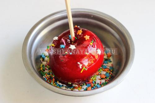 Как правильно хранить яблоки в карамели. Яблоки в карамели на палочке