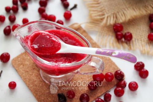 Как хранить соус из черного винограда и сушеной клюквы
