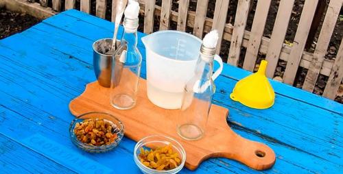 Приготовление закваски для домашнего вина. Закваска из изюма для домашнего вина